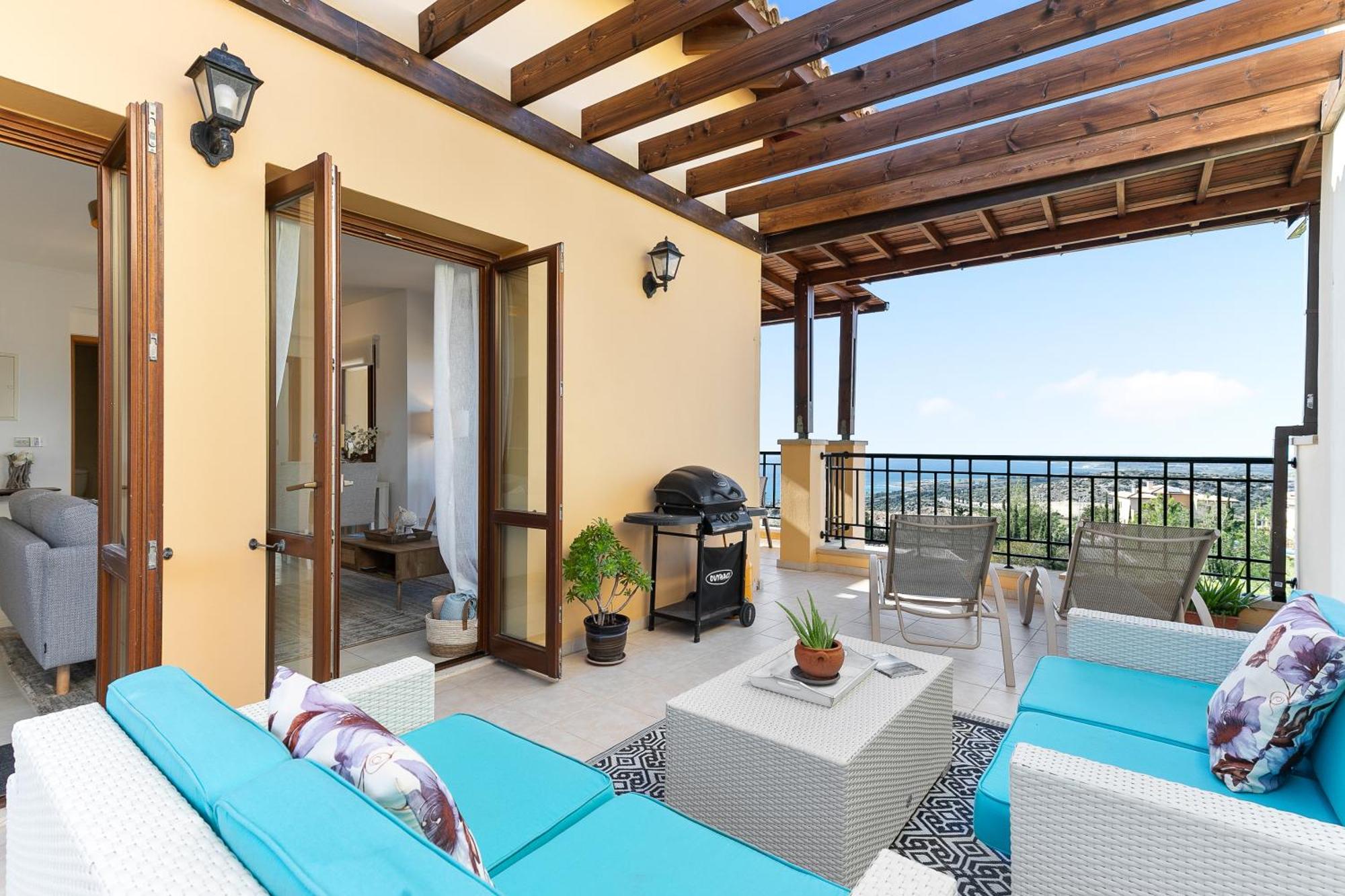 1 Bedroom Apartment Pyrgos With Beautiful Sea And Sunset Views, Aphrodite Hills Resort Kouklia Eksteriør billede
